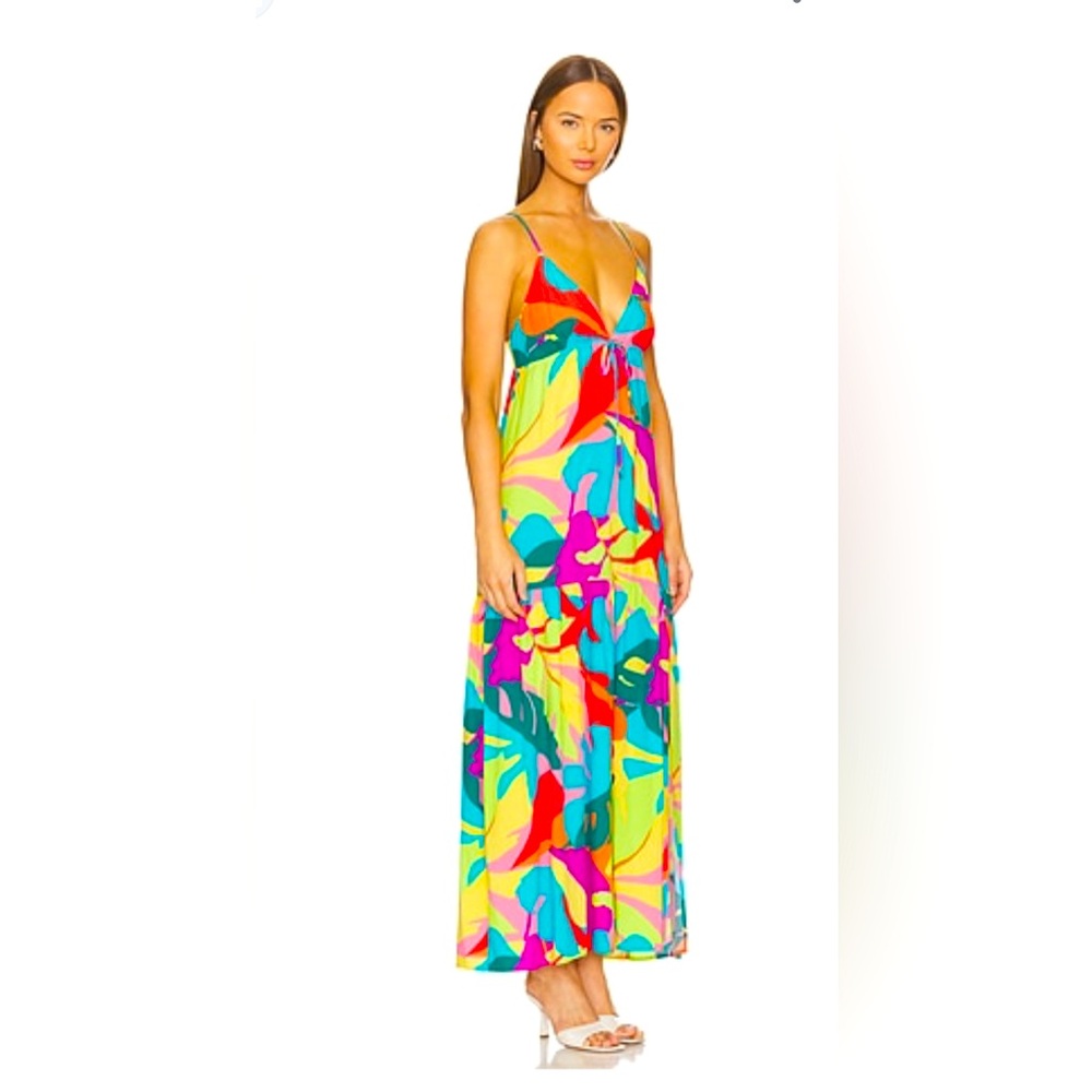 l*space Maxi Dress. Hawaiian Flowers. Excellent Condition. Size Medium.